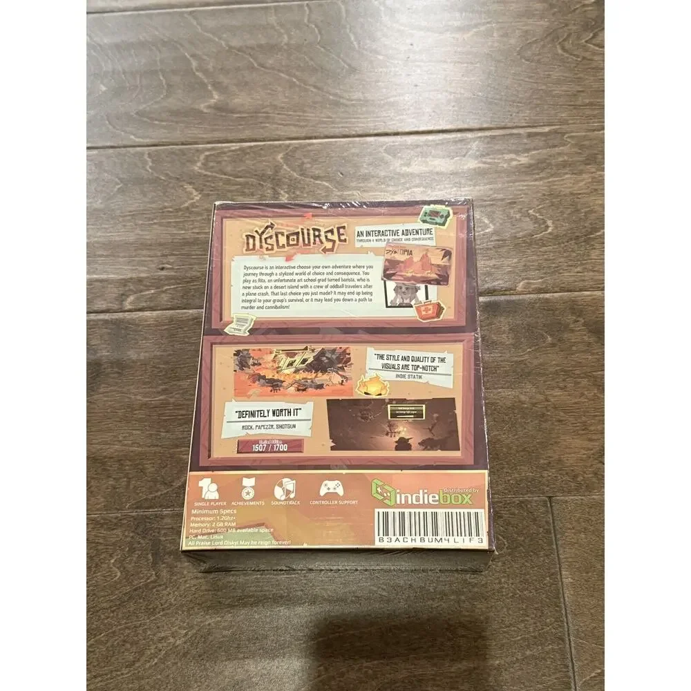 Dyscourse Indiebox With Steam Key Sealed NEW